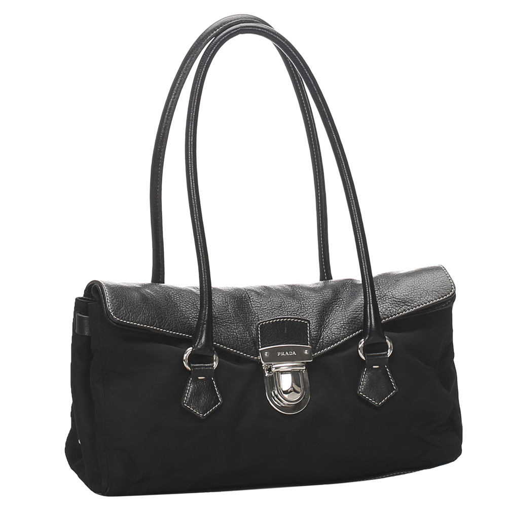 

Prada Black Tessuto Nylon Easy Shoulder Bag