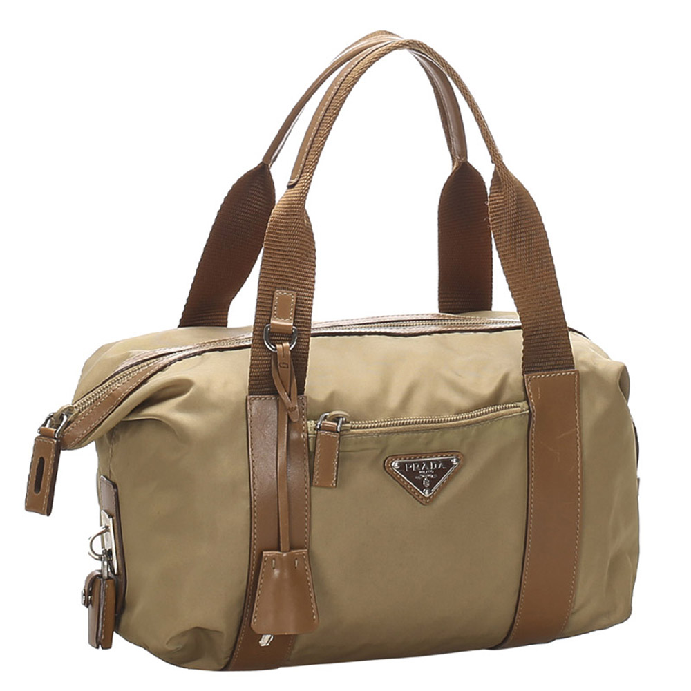 

Prada Brown/Beige Tessuto Nylon Shoulder Bag
