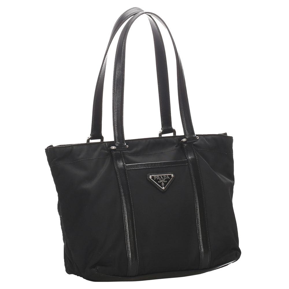 

Prada Black Tessuto Nylon Tote Bag