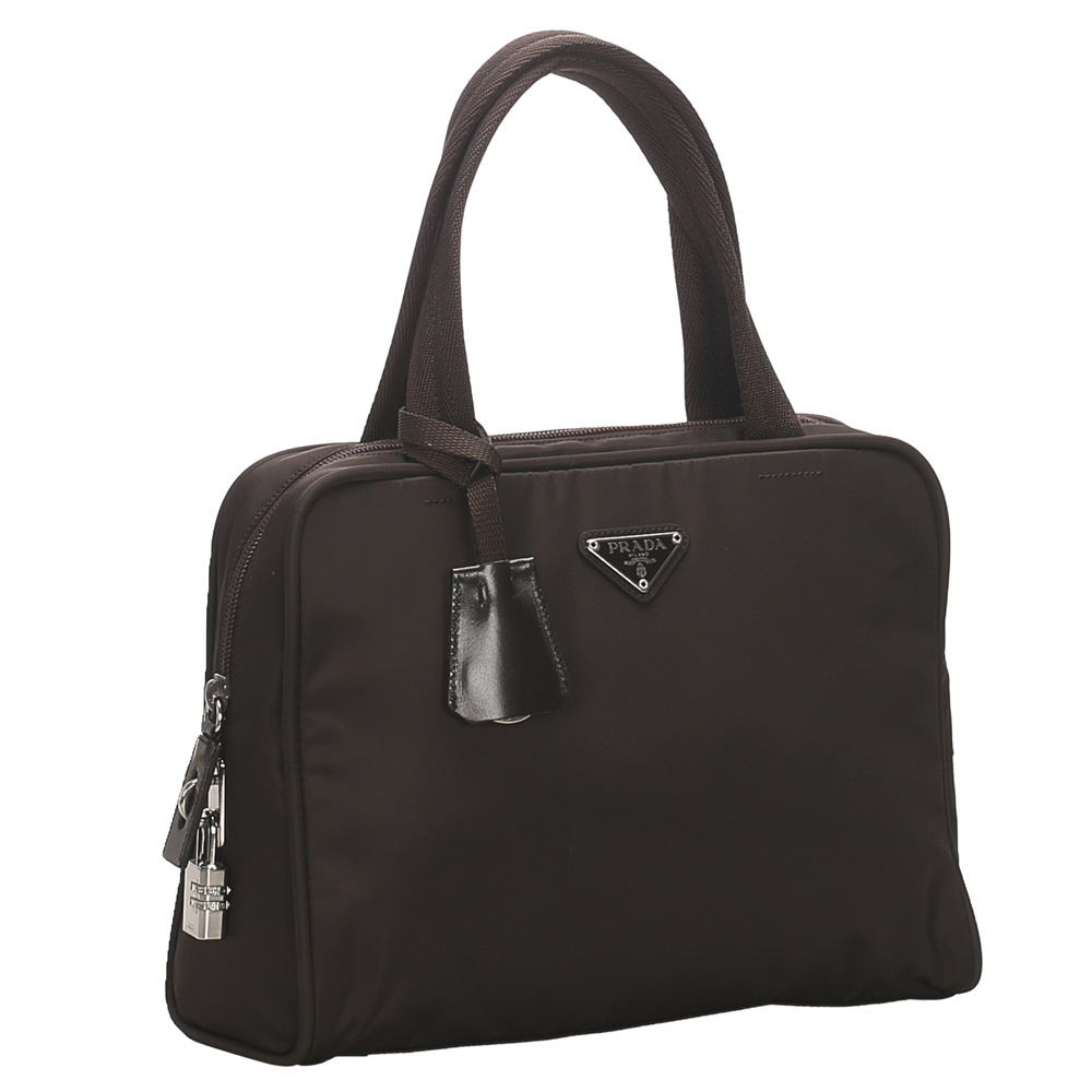 

Prada Brown/Dark Brown Nylon Shoulder Bag