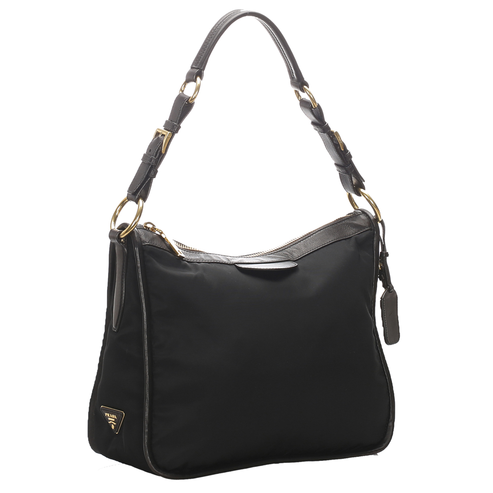 

Prada Black Tessuto Nylon Shoulder Bag