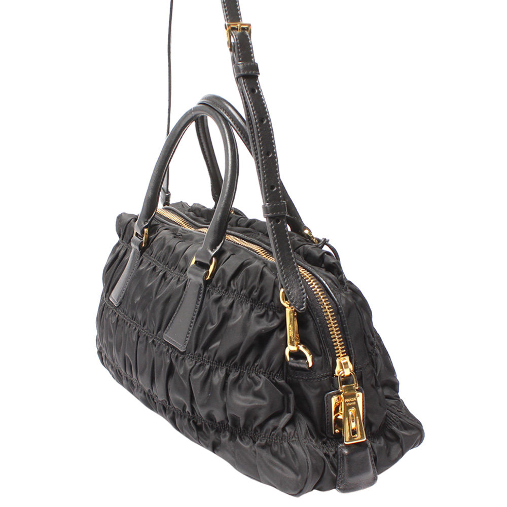 

Prada Black Tessuto Gaufre Nylon Nero Shoulder Bag