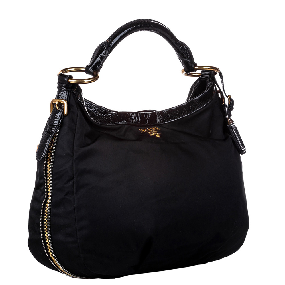 

Prada Black Nylon Tessuto Shoulder Bag