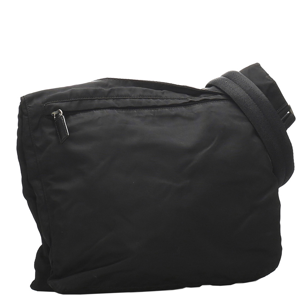 

Prada Black Nylon Shoulder Bag