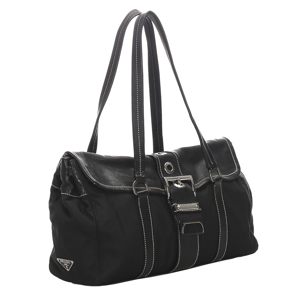

Prada Black Tessuto Nylon Shoulder Bag