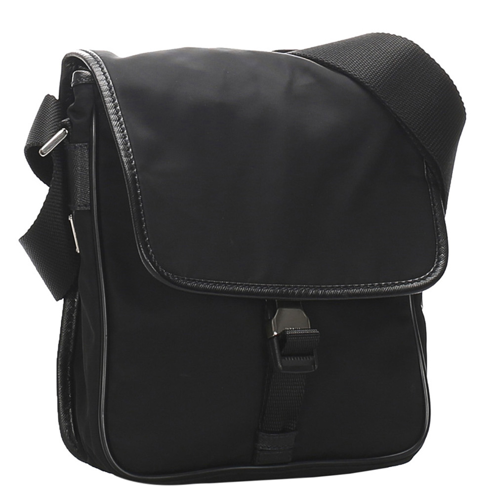

Prada Black Tessuto Nylon Crossbody Bag