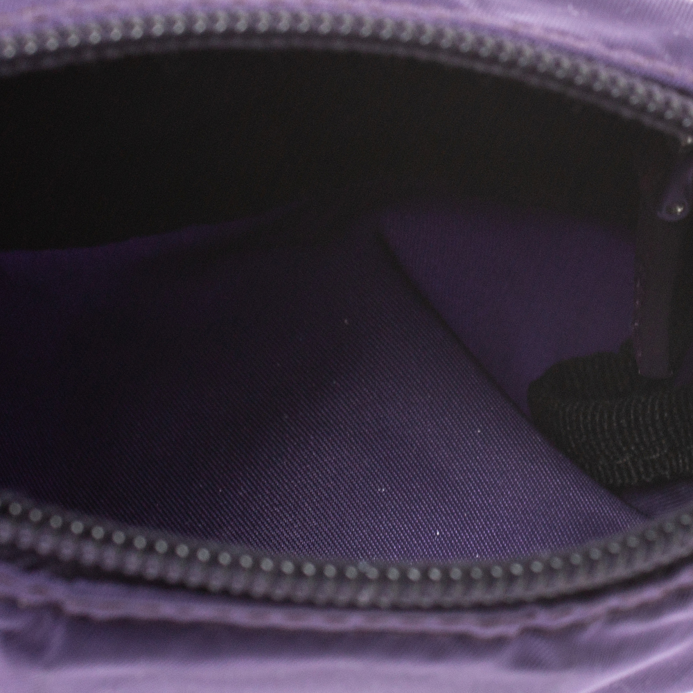 

Prada Purple Nylon Mini Zip Pouch