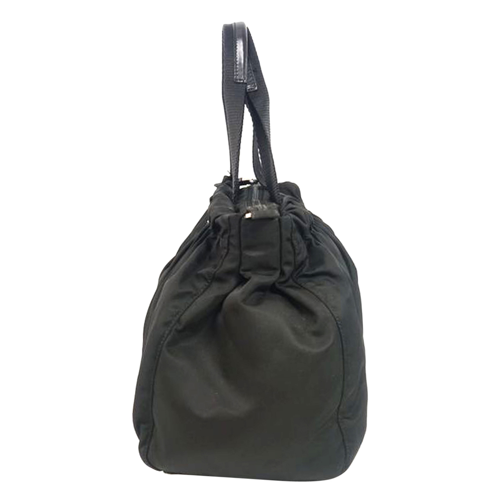 

Prada Black Tessuto Nylon Satchel Bag
