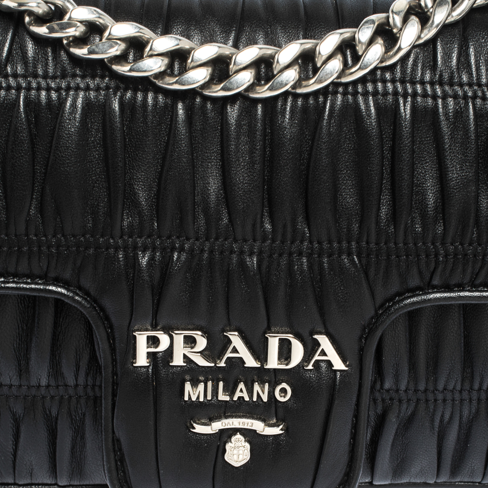 Prada Yellow Nappa Gaufre Leather Chain Flap Shoulder Bag at 1stDibs  prada  nappa gaufre chain shoulder bag, prada nappa gaufre leather chain flap bag,  nappa gaufre prada bag