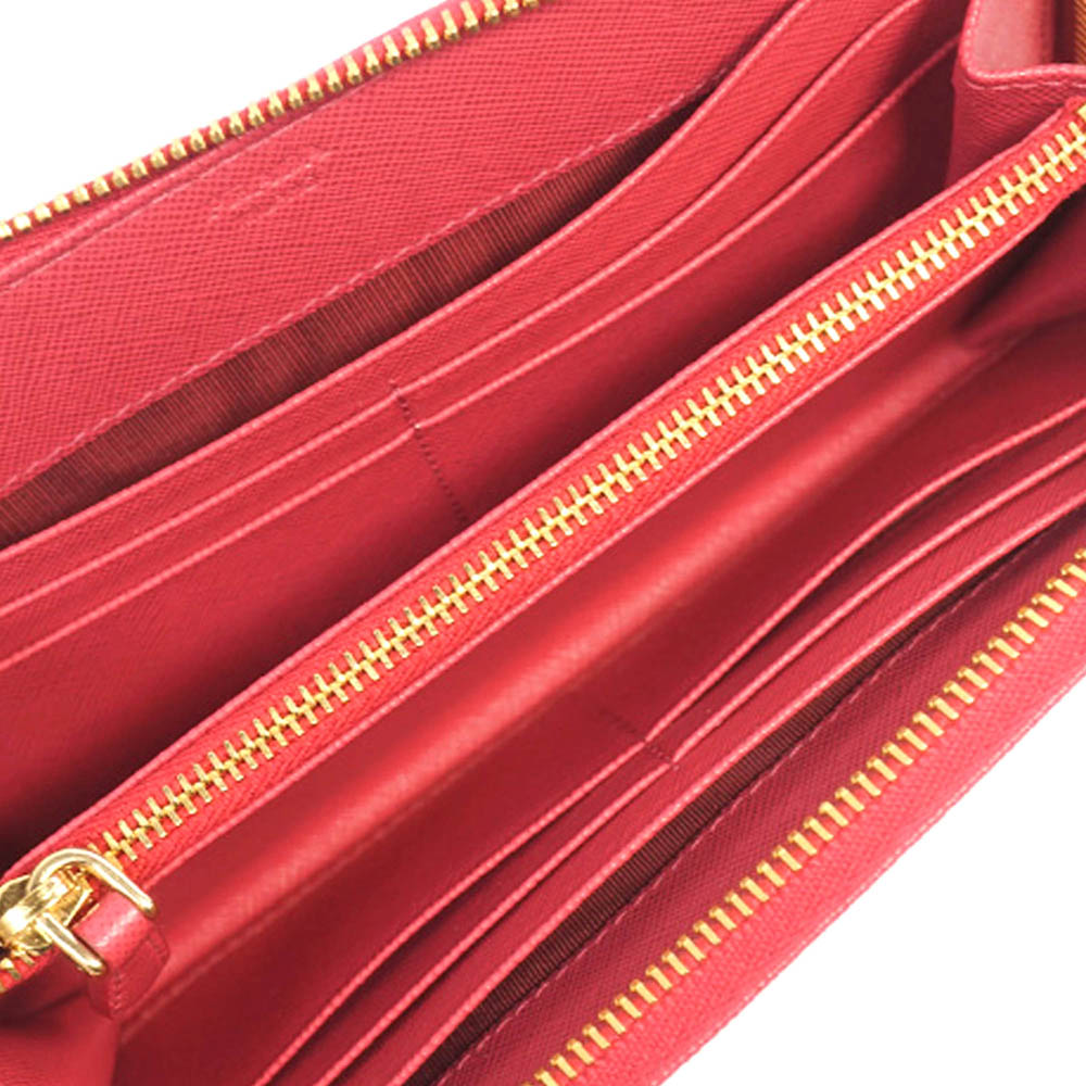 

Prada Pink Saffiano Leather Continental Wallet