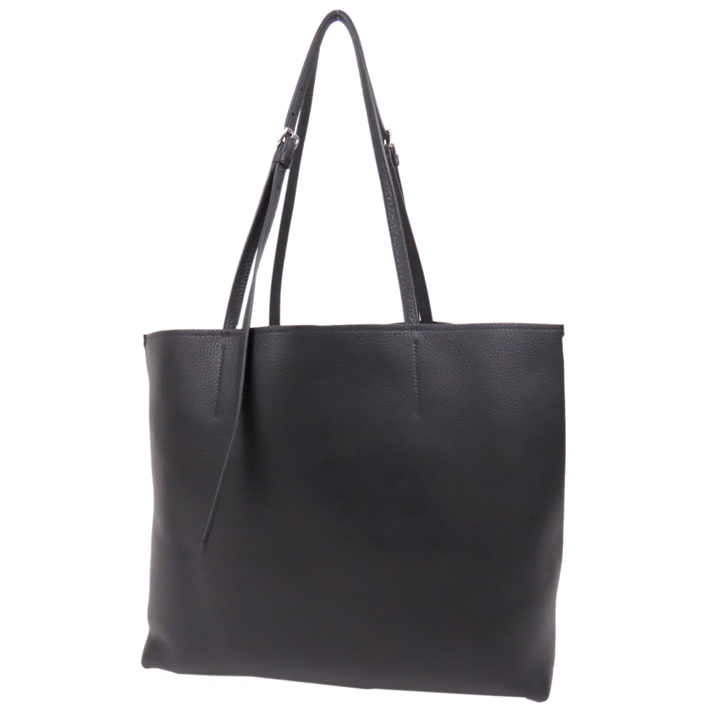 

Prada Black Leather Vitello Daino Concept Tote Bag