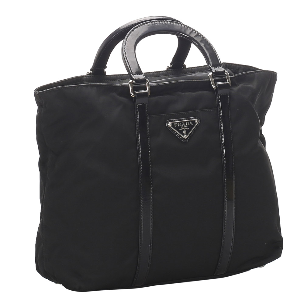 

Prada Black Tessuto Nylon Satchel Bag
