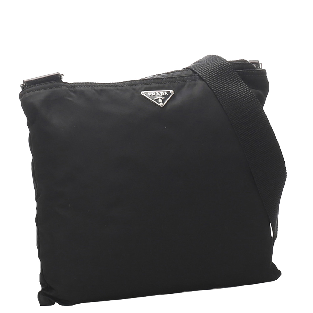 

Prada Black Tessuto Nylon Crossbody Bag