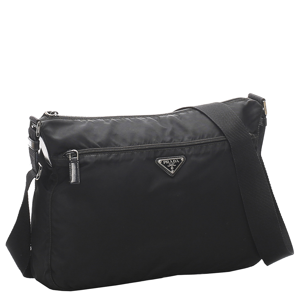 

Prada Black Tessuto Nylon Crossbody Bag