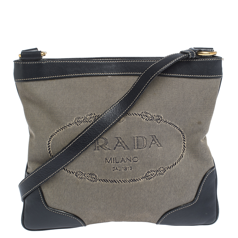 prada cloth crossbody bag