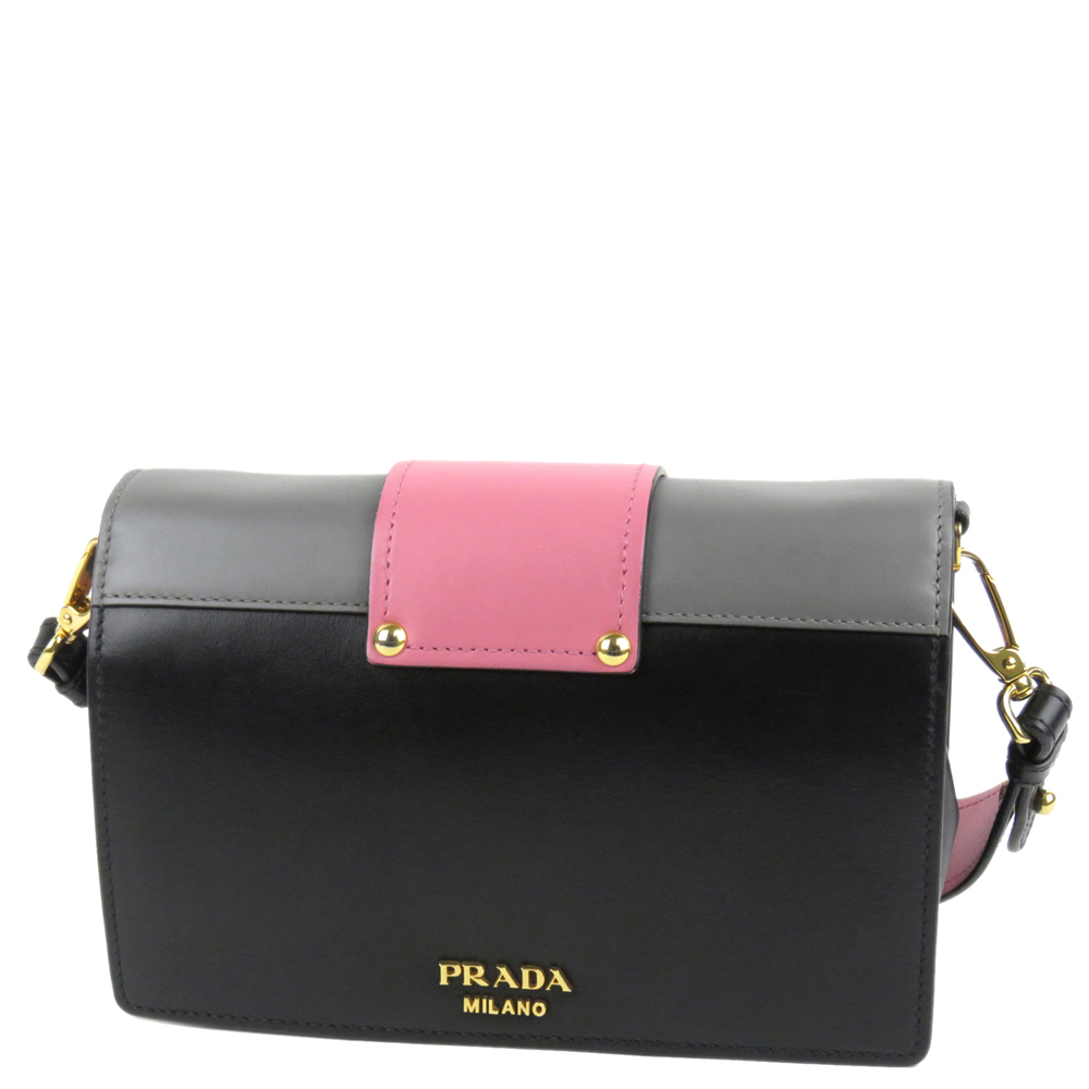 

Prada Multicolor Leather Ribbon Flap Bag