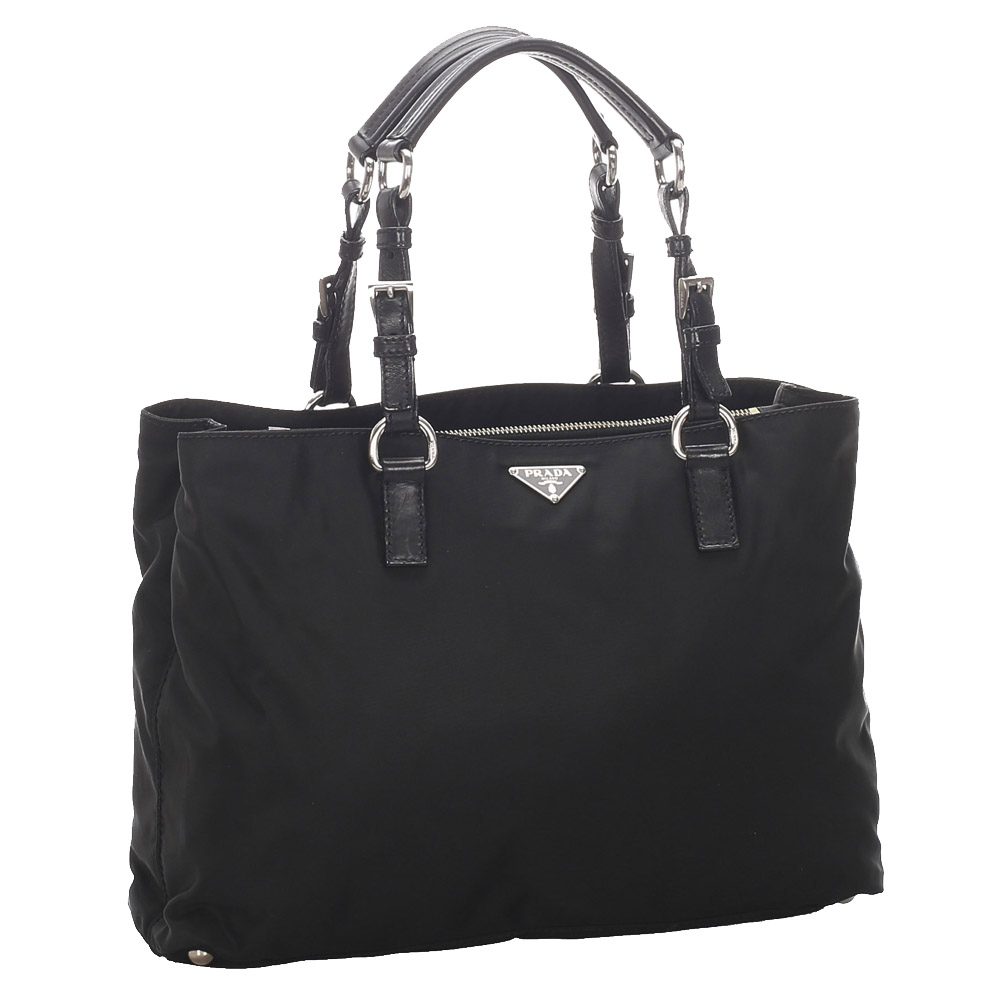 

Prada Black Tessuto Nylon Tote Bag