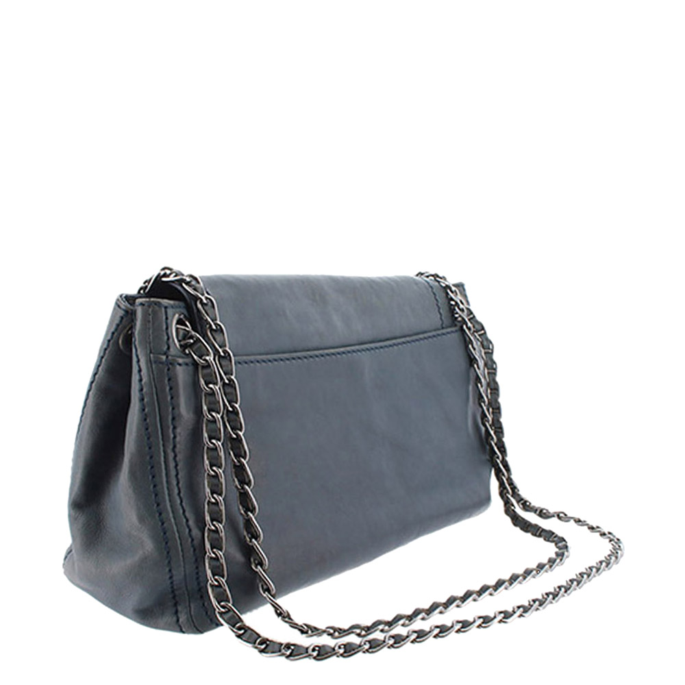 

Prada Grey Leather Chain Shoulder Bag