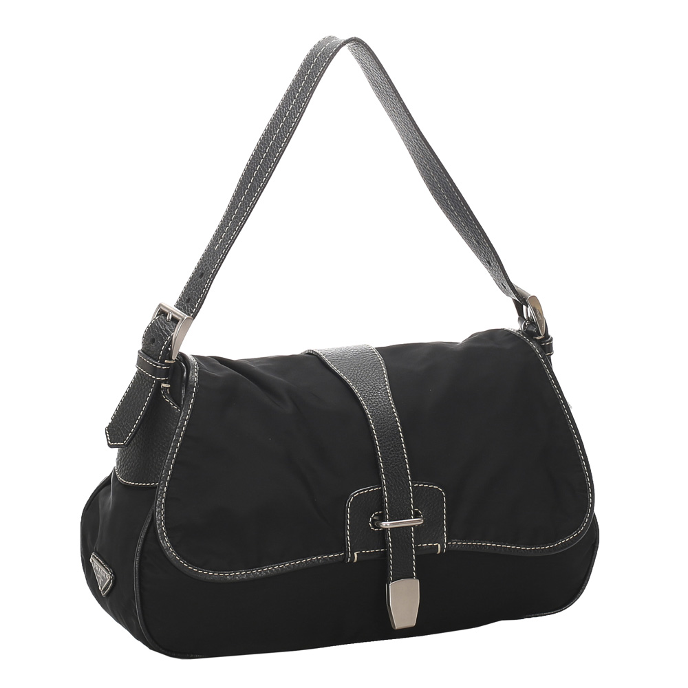 

Prada Black Tessuto Nylon Shoulder Bag
