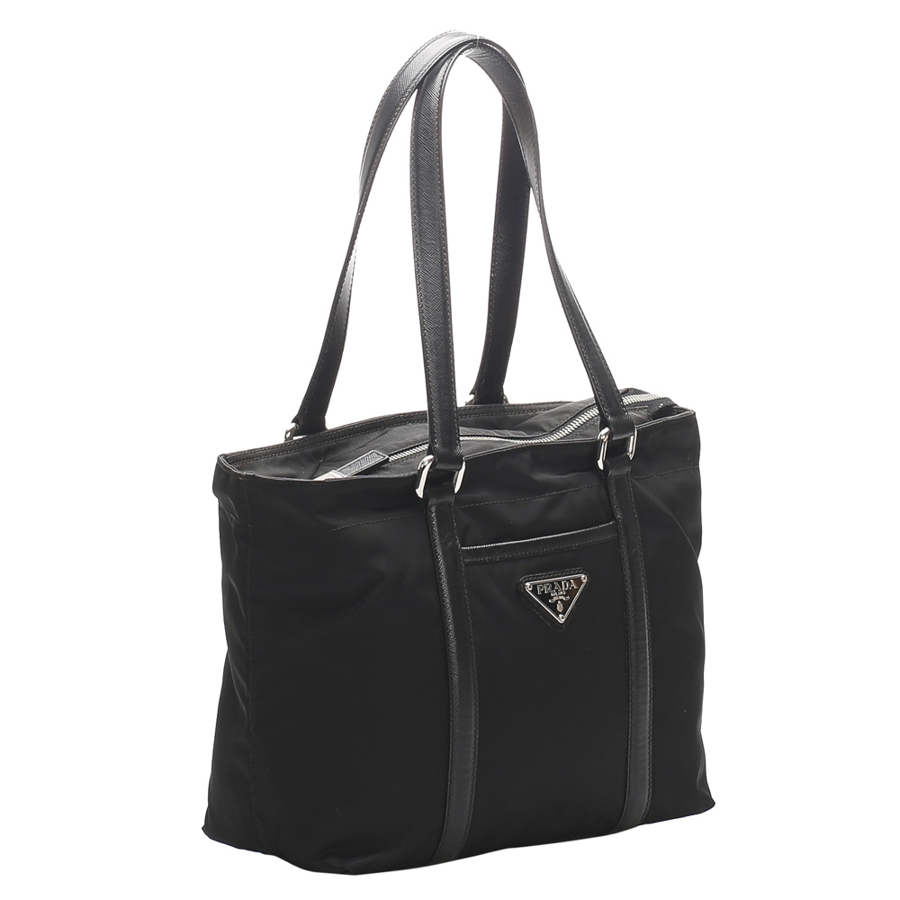 

Prada Black Tessuto Nylon Tote Bag