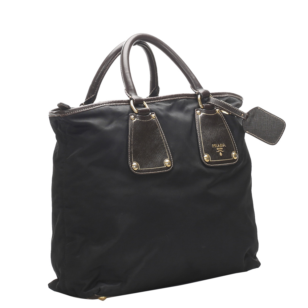 

Prada Black Tessuto Nylon Tote Bag