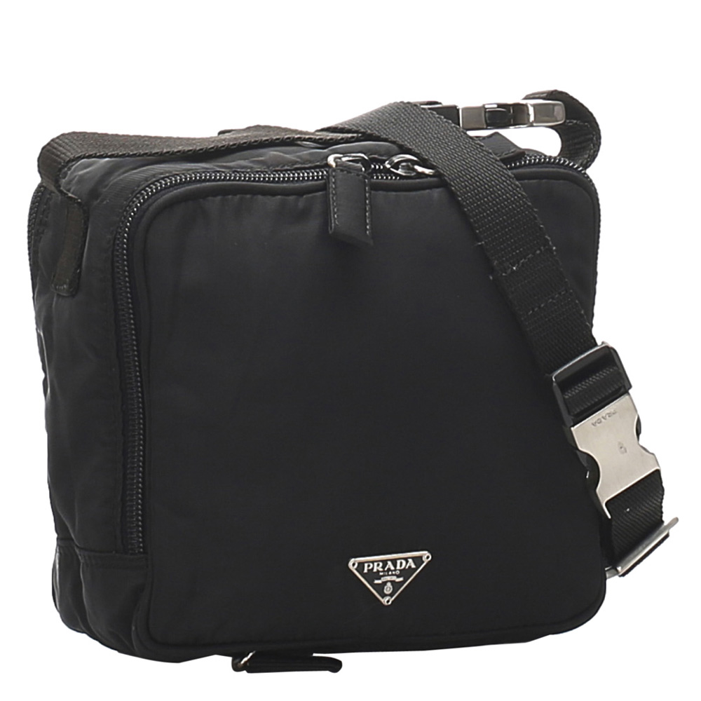 

Prada Black Nylon Tessuto Belt Bag