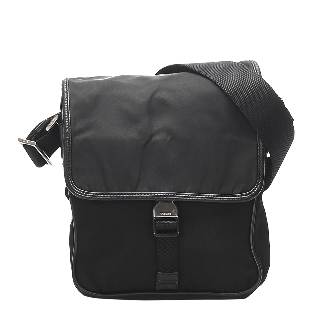 nylon messenger bag prada