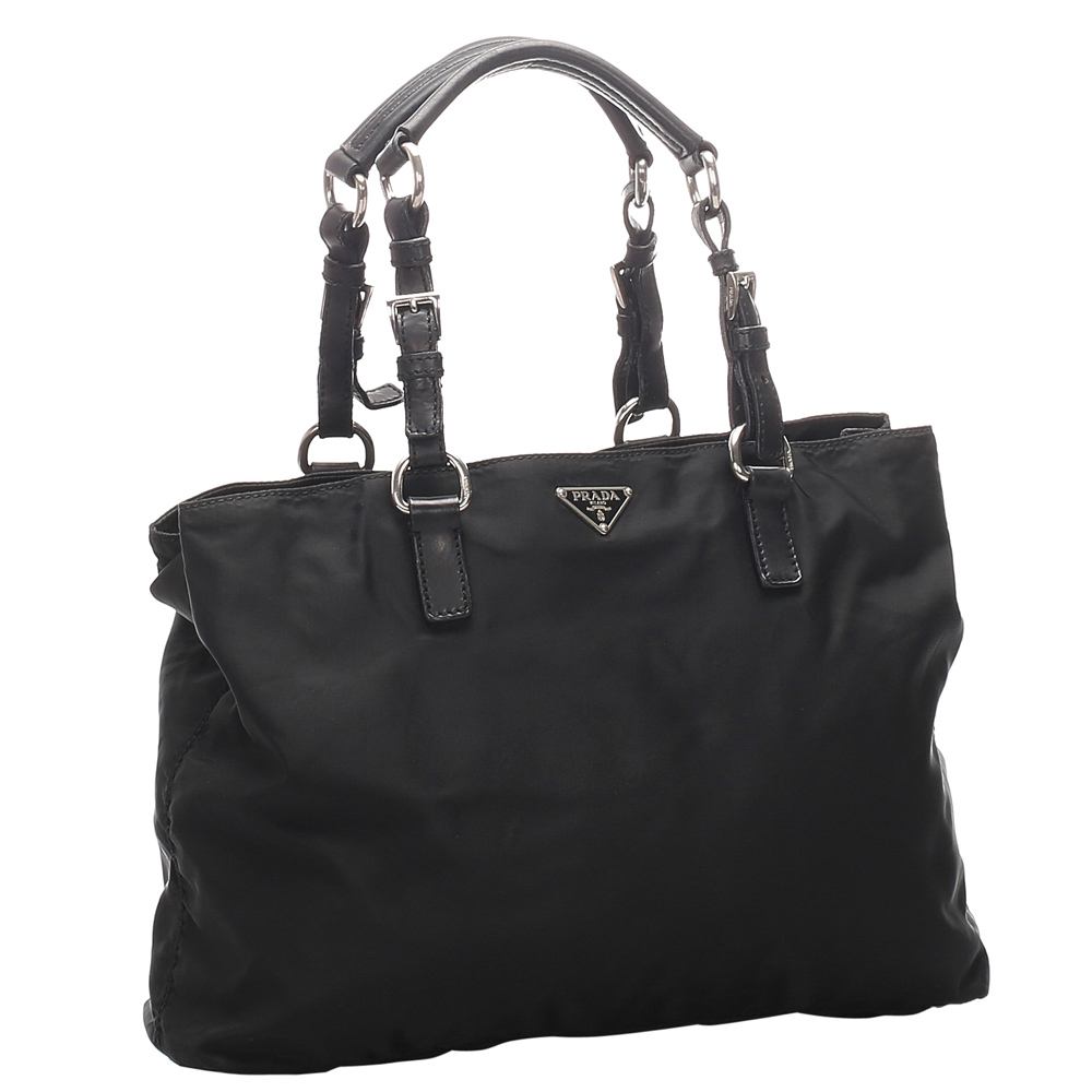 

Prada Black Tessuto Nylon Tote Bag