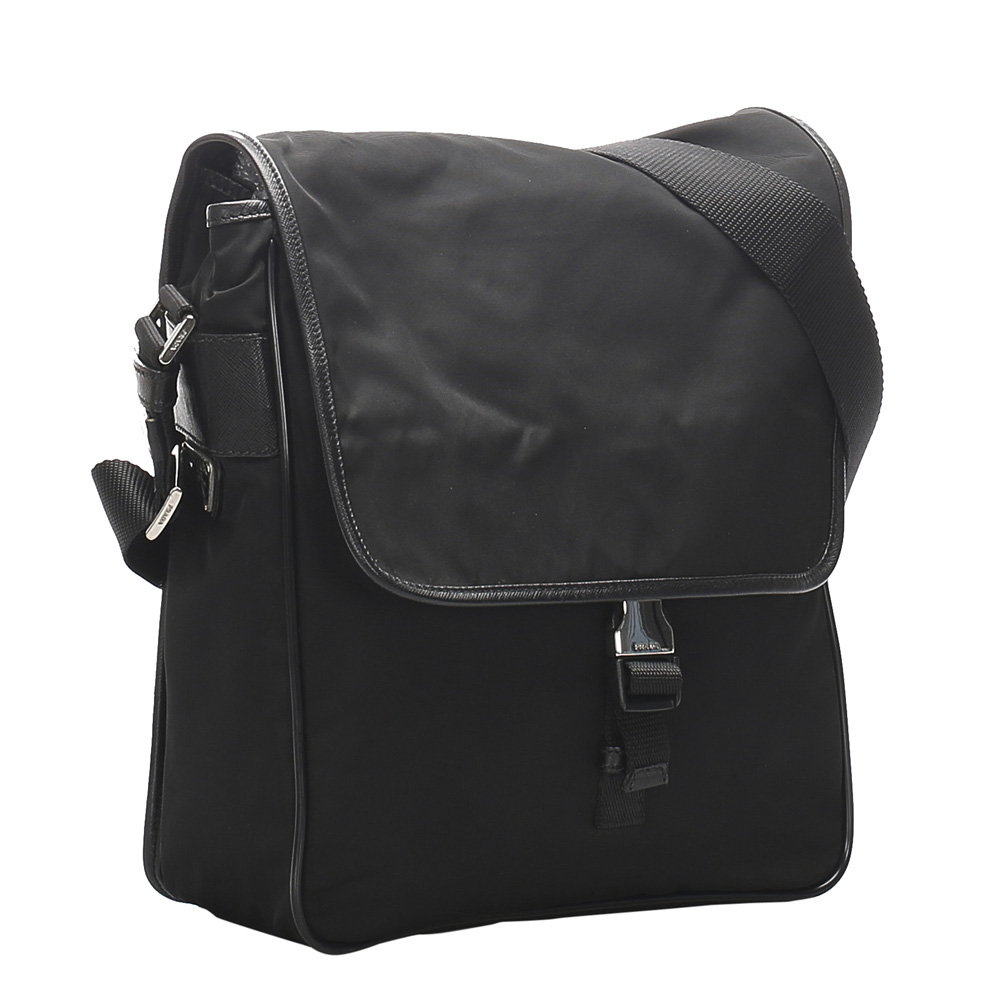 

Prada Black Tessuto Nylon Crossbody Bag