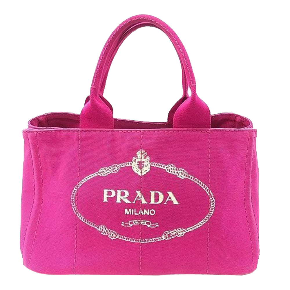 pink canvas bag