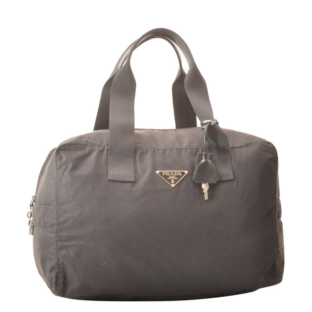 

Prada Black Tessuto Nylon Tote Bag