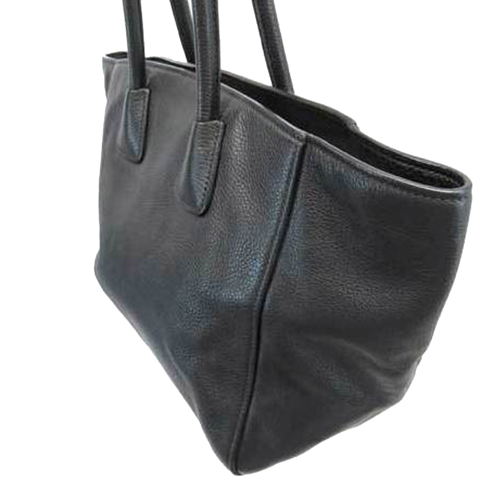 

Prada Black Leather Tote Bag