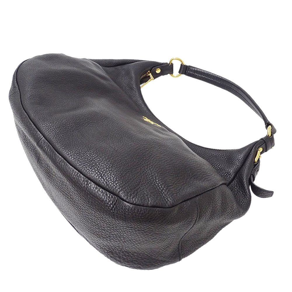

Prada Black Leather Nero Hobo Bag