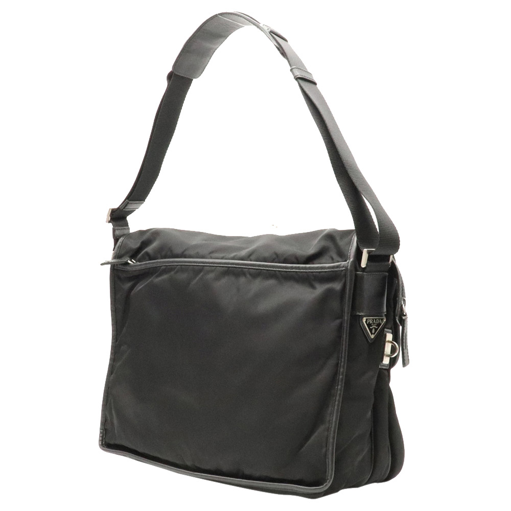 

Prada Black Nylon Tessuto Shoulder Bag