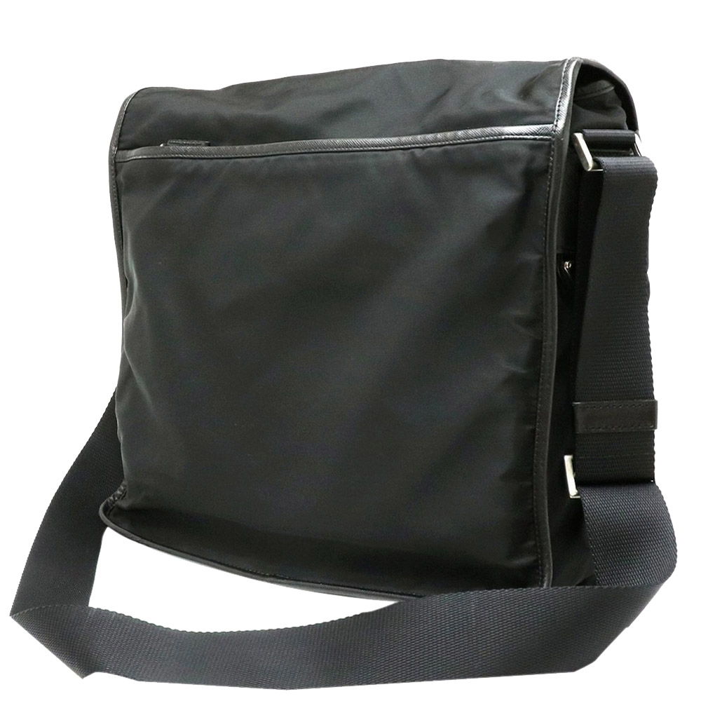 

Prada Black Nylon Messenger Bag