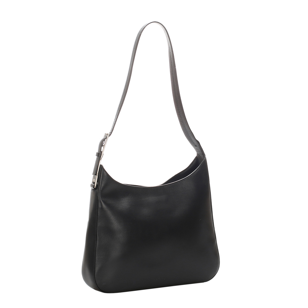 

Prada Black Leather Hobo Bag