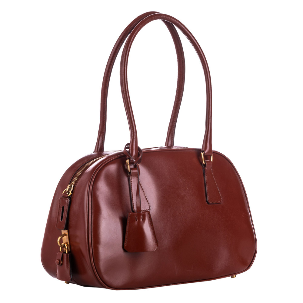 

Prada Red Leather Shoulder Bag