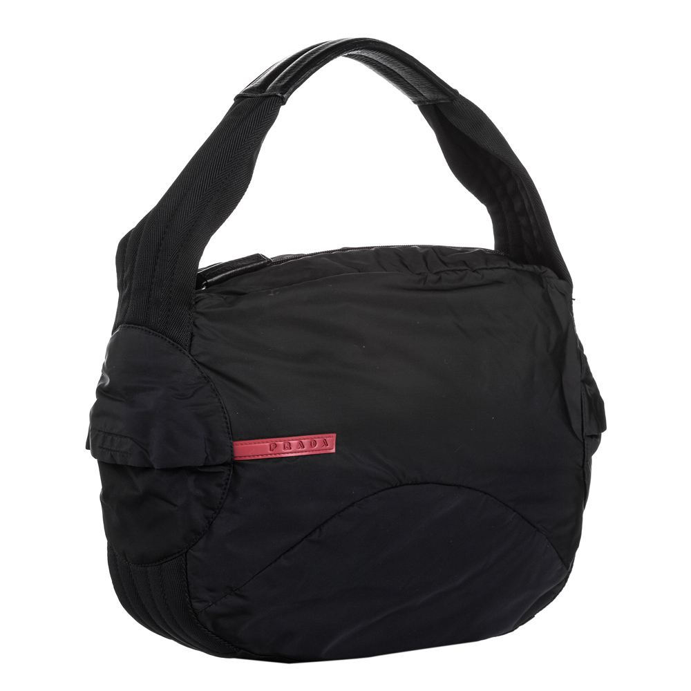 

Prada Black Nylon Tessuto Shoulder Bag