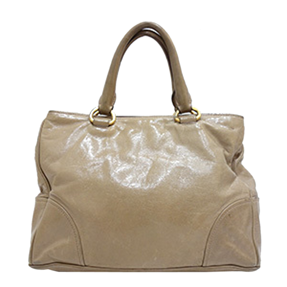 

Prada Beige Leather Satchels