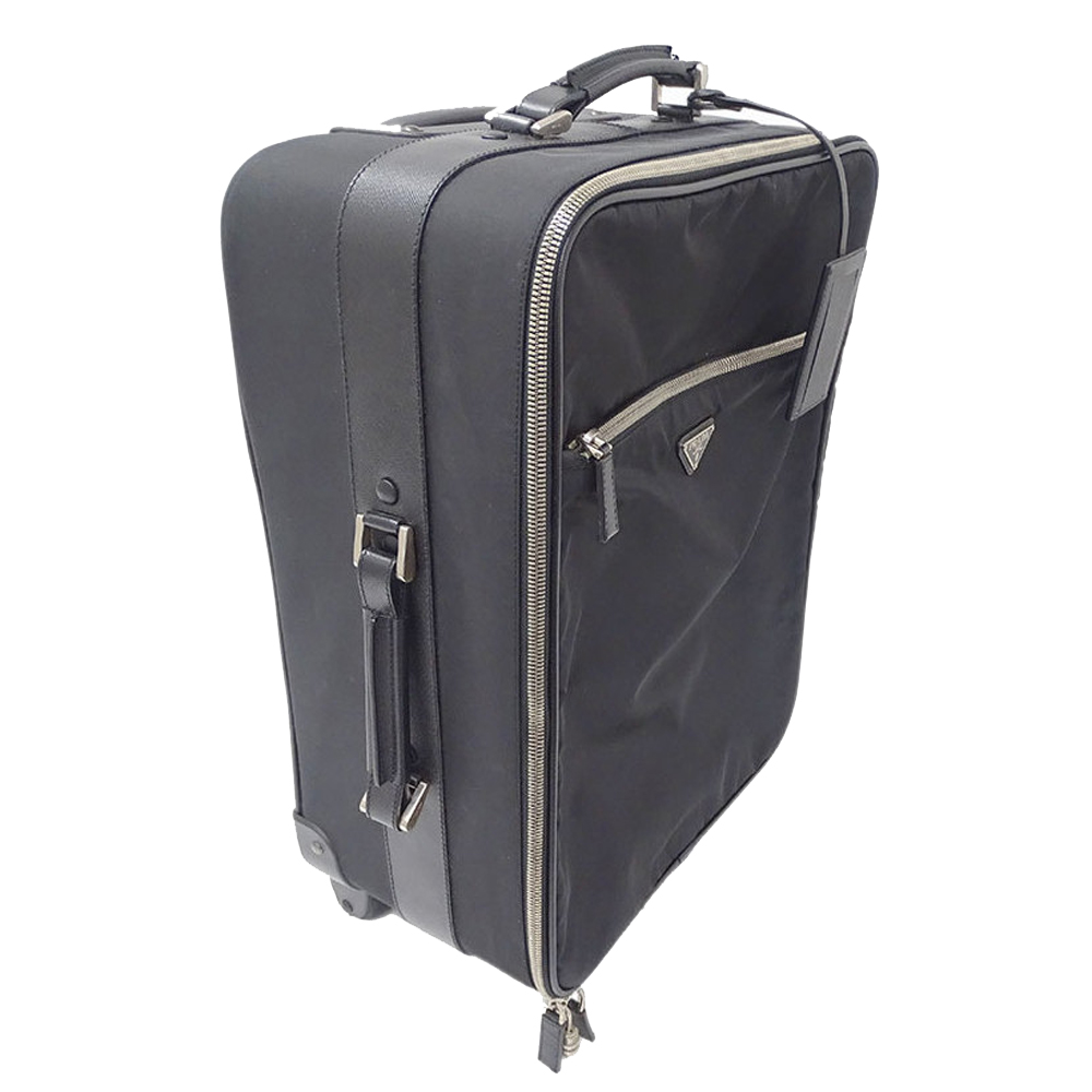 

Prada Black Nylon Suitcase