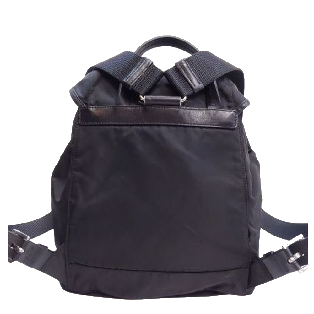 

Prada Black Leather, Fabric, Nylon Backpacks