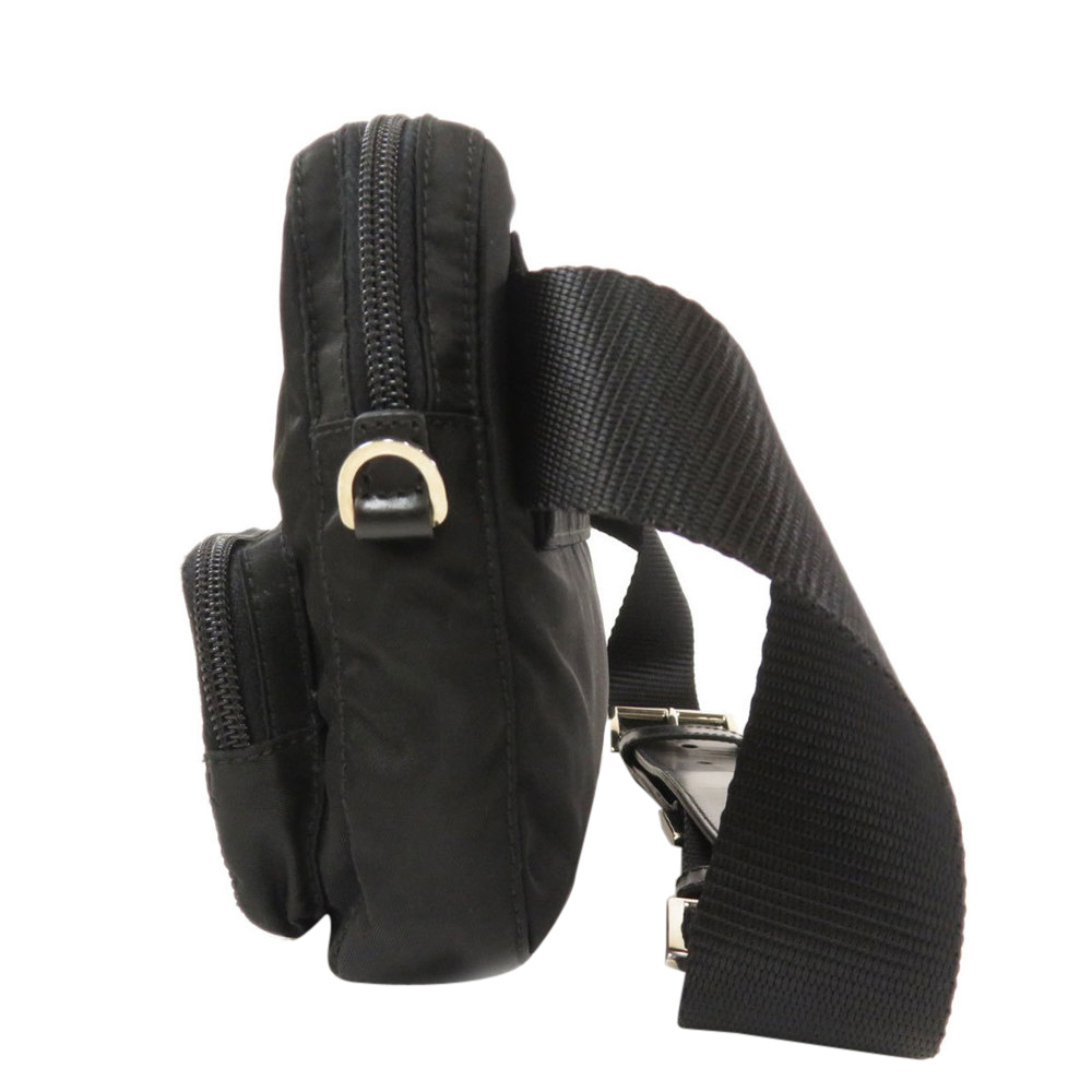 

Prada Black Leather, Nylon Tessuto Belt Bag