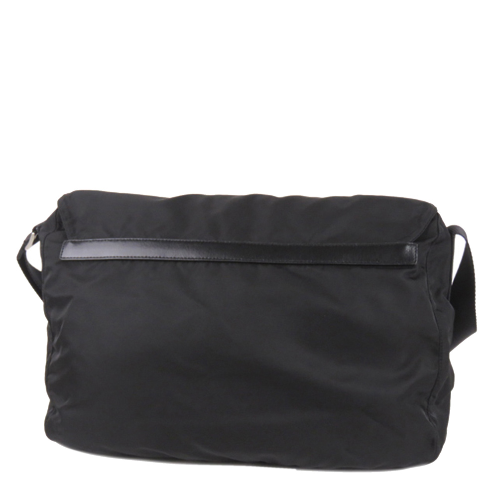 

Prada Black Nylon Tessuto Shoulder Bag