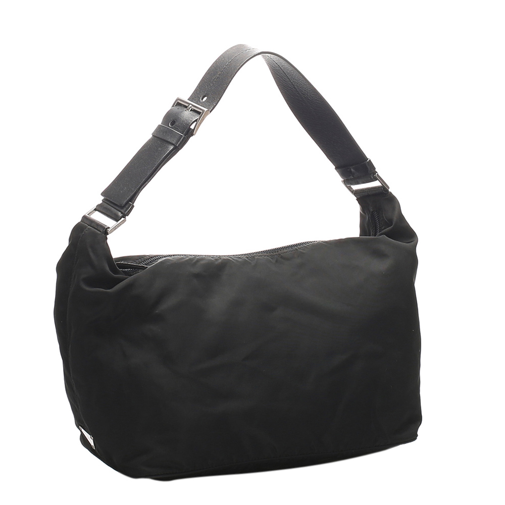 

Prada Black Nylon Tessuto Shoulder Bag