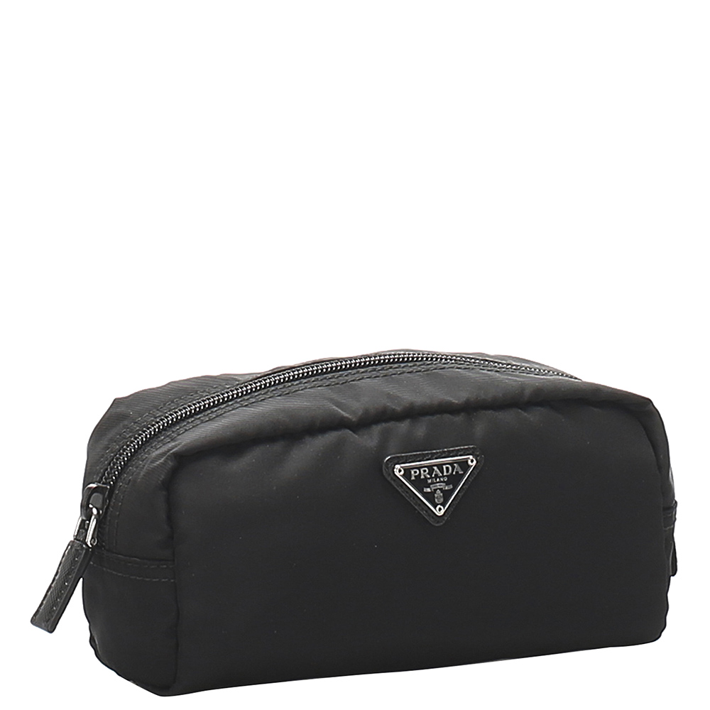 

Prada Black Nylon Tessuto Pouch