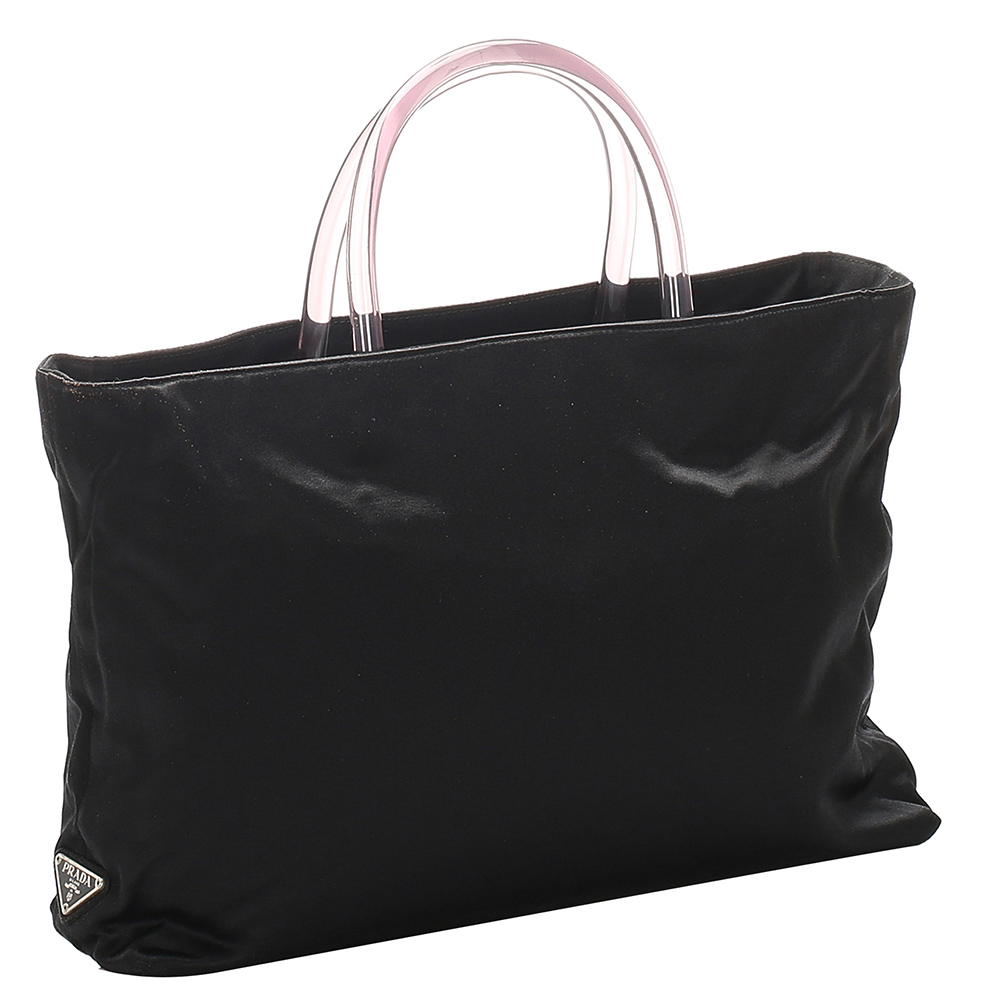 

Prada Black Nylon Tessuto Tote Bag