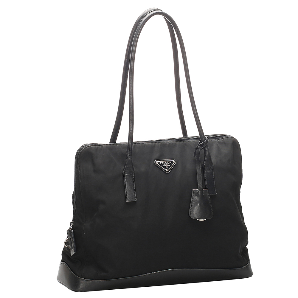 

Prada Black Nylon Tessuto Shoulder Bag