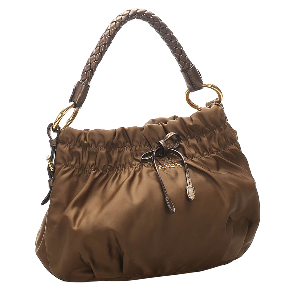 

Prada Brown Tessuto Nylon Shoulder Bag