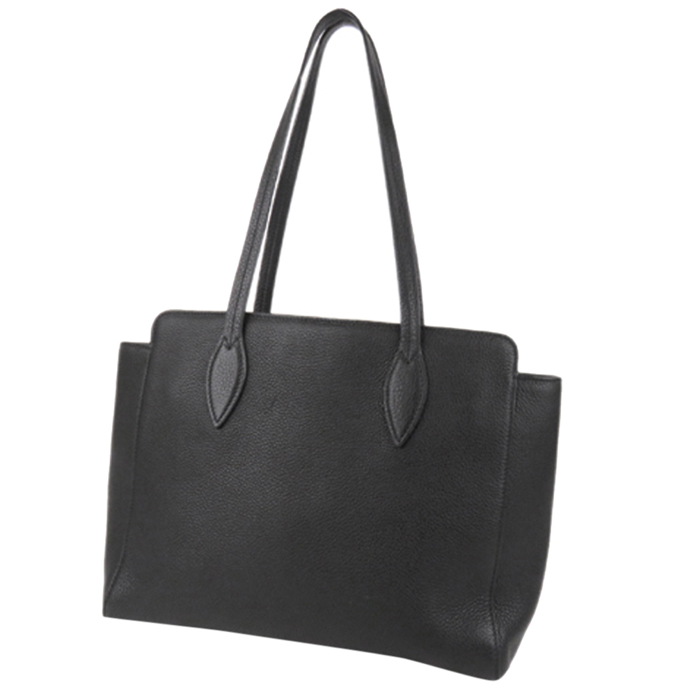 

Prada Black Leather Vitello Phenix Tote Bag