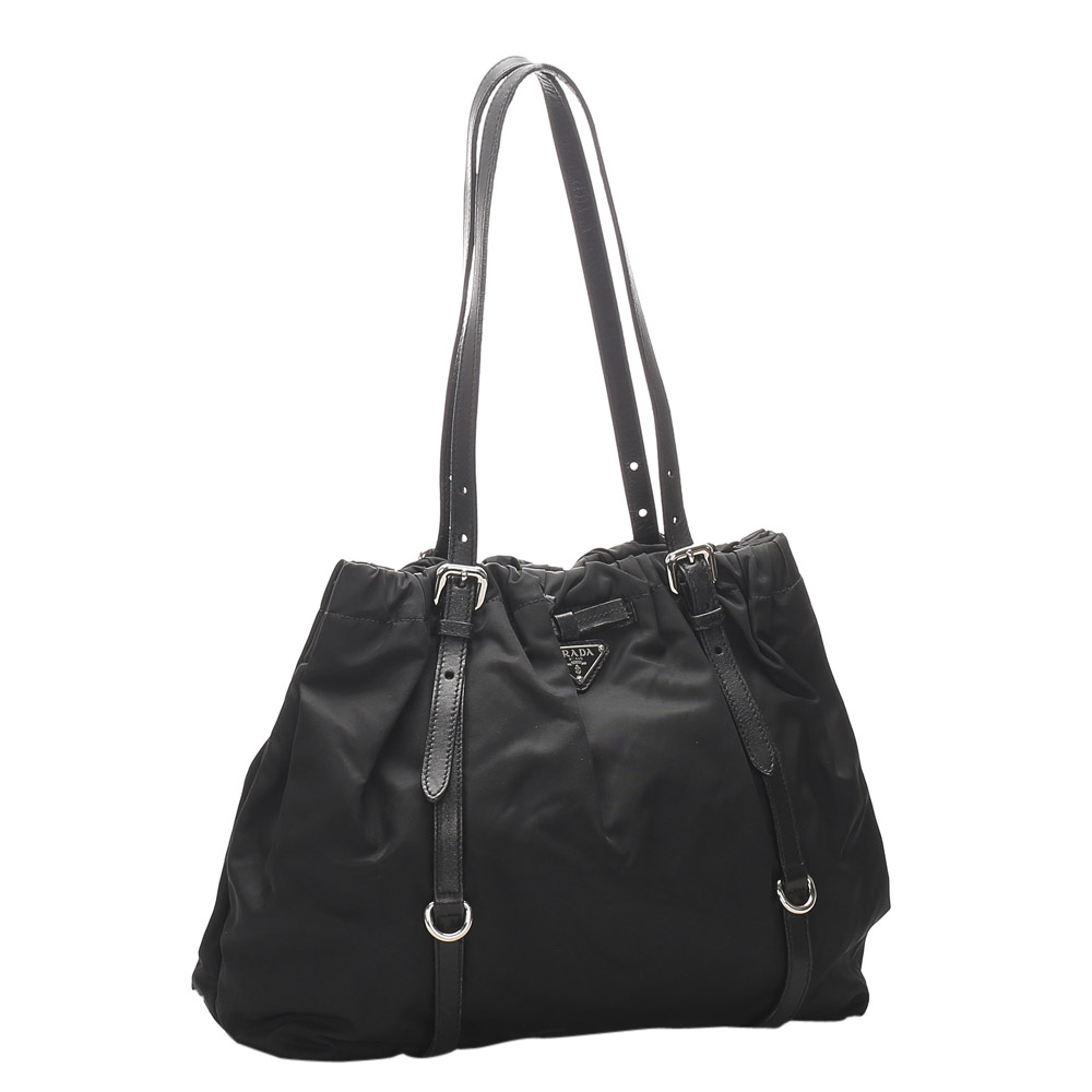 

Prada Black Nylon Tessuto Shoulder Bag